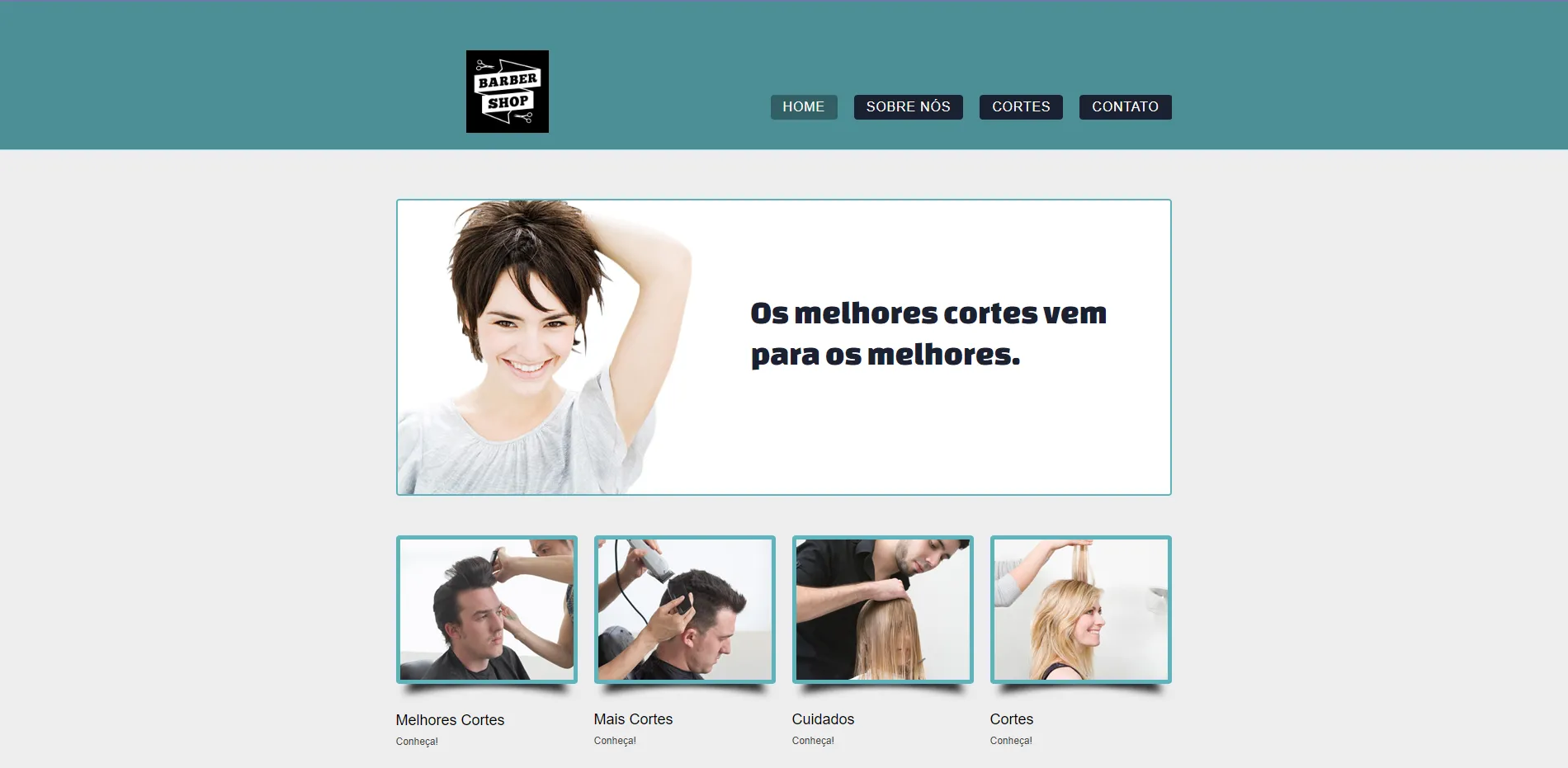 Template para Barbearias