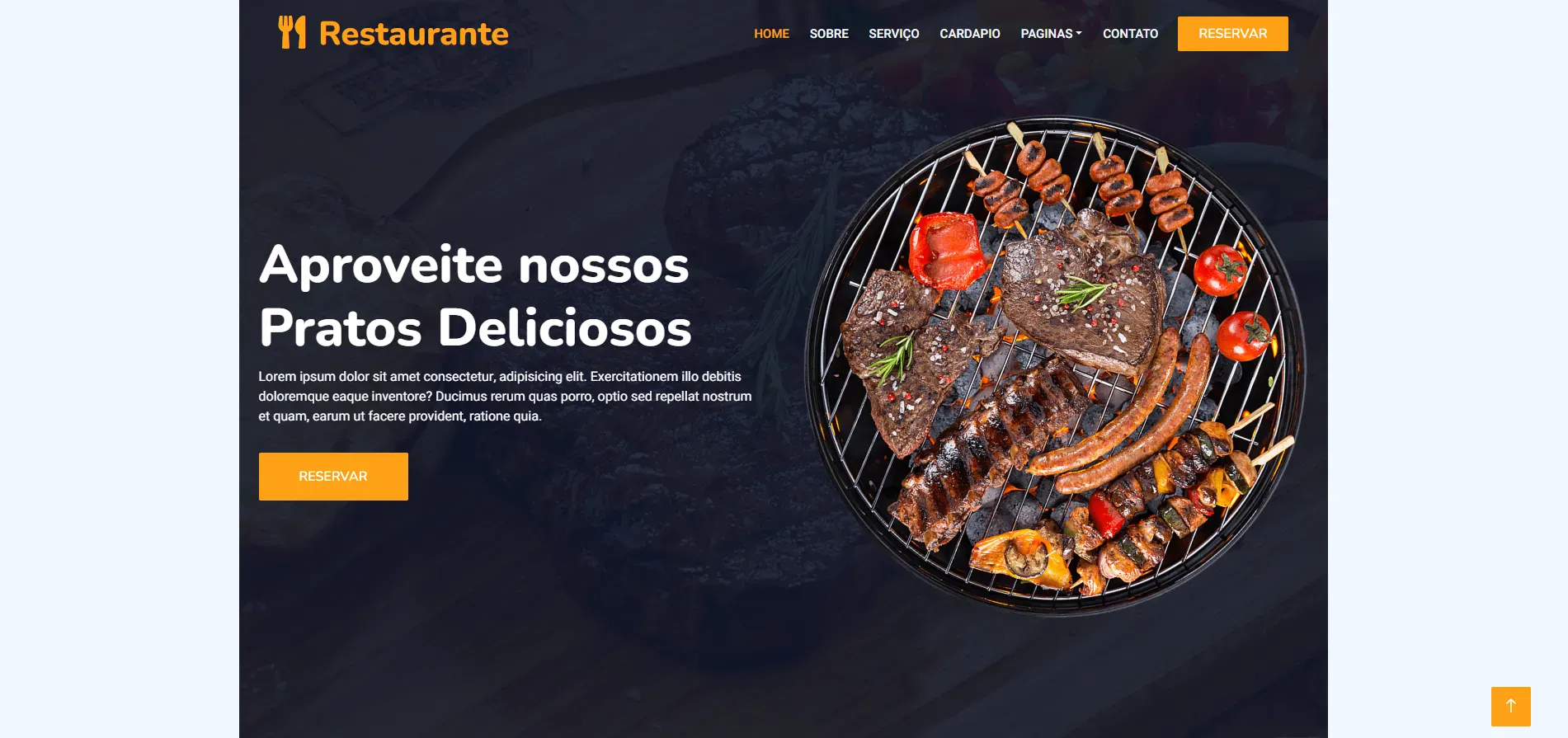 Template para Restaurantes